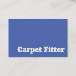 Cartão De Visita Design para Fitter de Bold & Clear