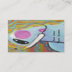 Cartão De Visita Designer de Cabelos Artísticos