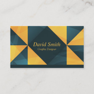Cartão De Visita Designer de Gráfico Profissional Clássico