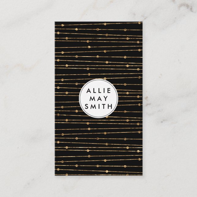 Cartão De Visita Designer | Na moda moderno (Frente)