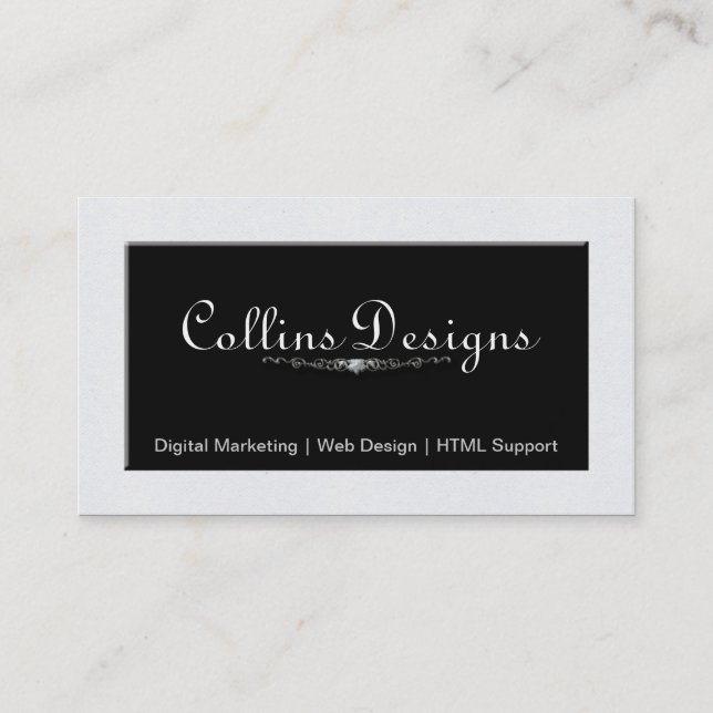Cartão De Visita Designer Web (Frente)