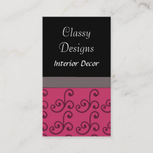 Cartão De Visita Designs Elegantes