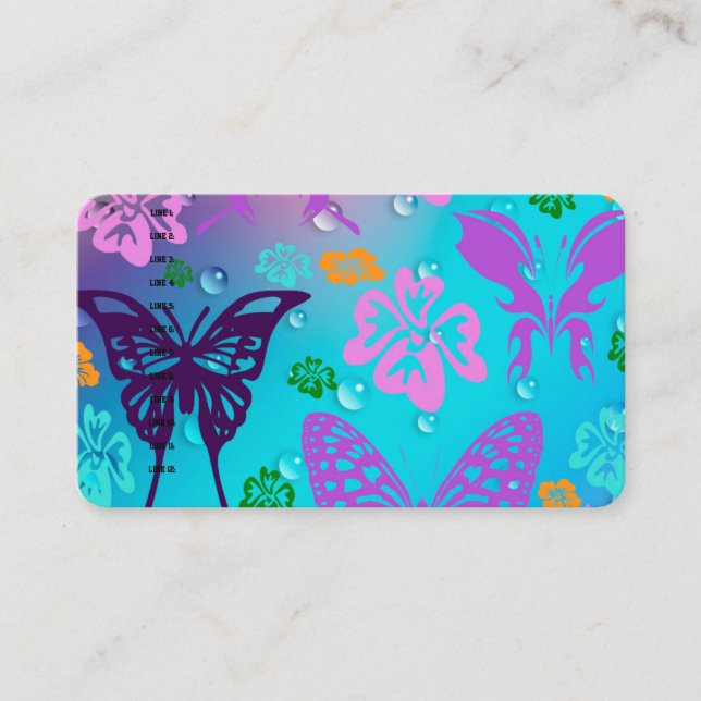 Cartão De Visita Destino roxo do negócio do escritório de Digitas (Frente)