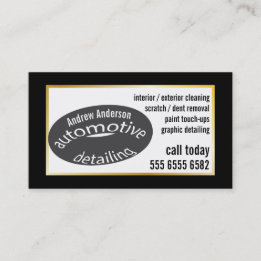 Cartão De Visita Detalhe Automático Valor do Orçamento Colorido Fab