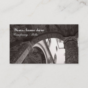 Cartão De Visita Detalhe do pátio