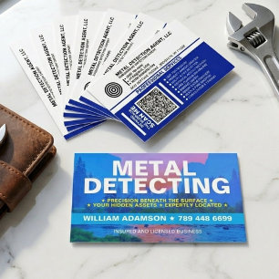 Cartão De Visita Detecção de Metal / Detector (Caçador de Relíquias