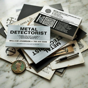CARTÃO DE VISITA (DETECÇÃO DE METAL PRO, DETECTORISTA) DETECÇÃO DE