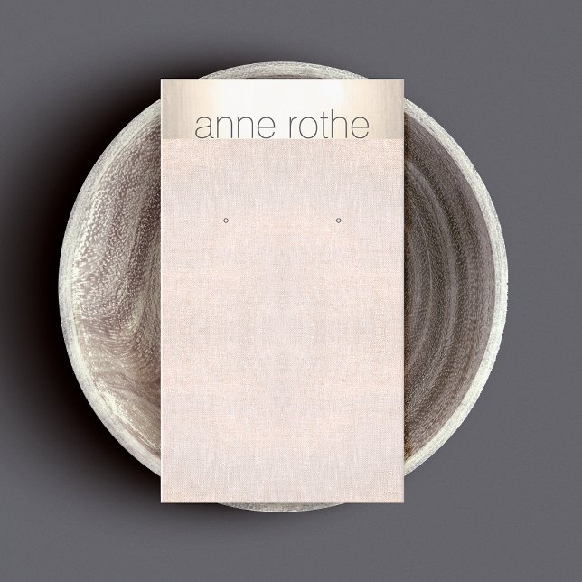 Cartão De Visita Detentor de Ecrã Elegante Simples (Criador carregado)