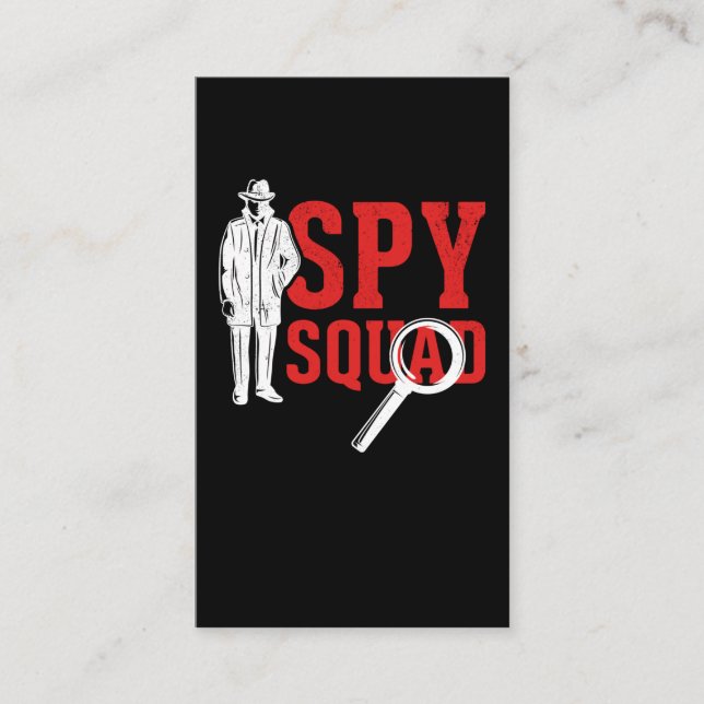 Cartão De Visita Detetive Amigos do Crime Funny Investigador (Frente)