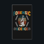 Cartão De Visita Detetive Vintage Forensense Science Fingerprint<br><div class="desc">Detetive de Impressão Digital da Ciência Forense Vintage. Investigador Forense de Criminologia Científica.</div>