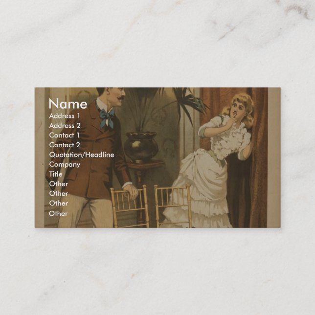 Cartão De Visita Detido pelo inimigo (Frente)