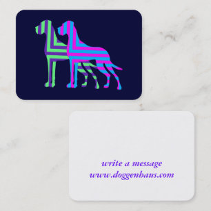 Cartão De Visita Deutsche Doggen Visitenkarten