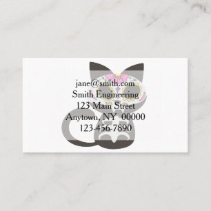 Cartão De Visita Dia do gato morto - Escolha a cor de fundo