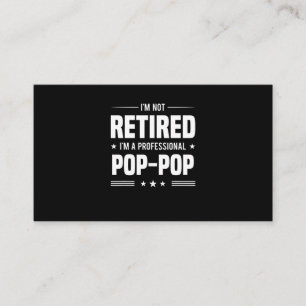 Cartão De Visita dia dos Pais Im A Pop Profissional