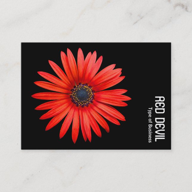 Cartão De Visita DIABO VERMELHO - Preto (Frente)