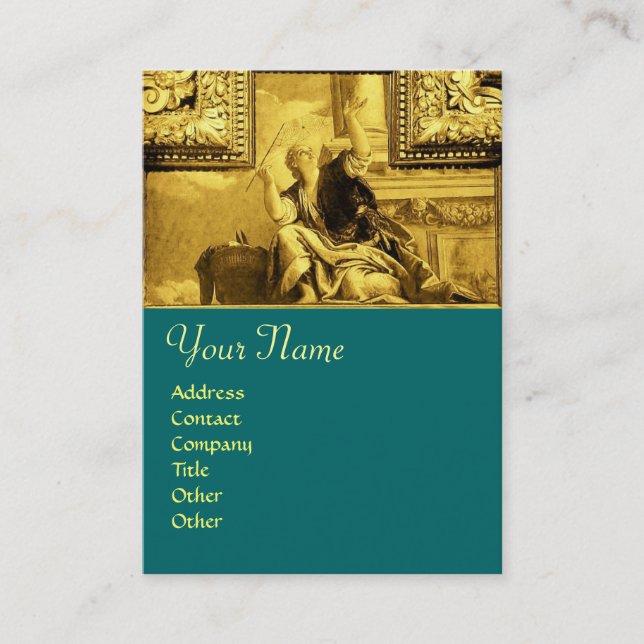 Cartão De Visita DIALÉTICA, amarelo-ouro (Frente)