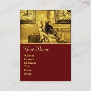 Cartão De Visita DIALÉTICA, amarelo-ouro