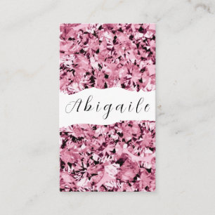 Cartão De Visita Diamantes de Vintagem Sensível de Couro