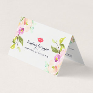 Cartão De Visita Dicas e truques do Distribuidor de Produtos Lip Pe