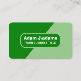 Cartão De Visita (Digitalizar código QR) Verde Elegante Profissiona