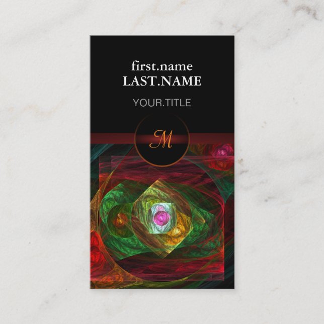 Cartão De Visita Dinâmica Legal Elegante Moderna Profissional (Frente)