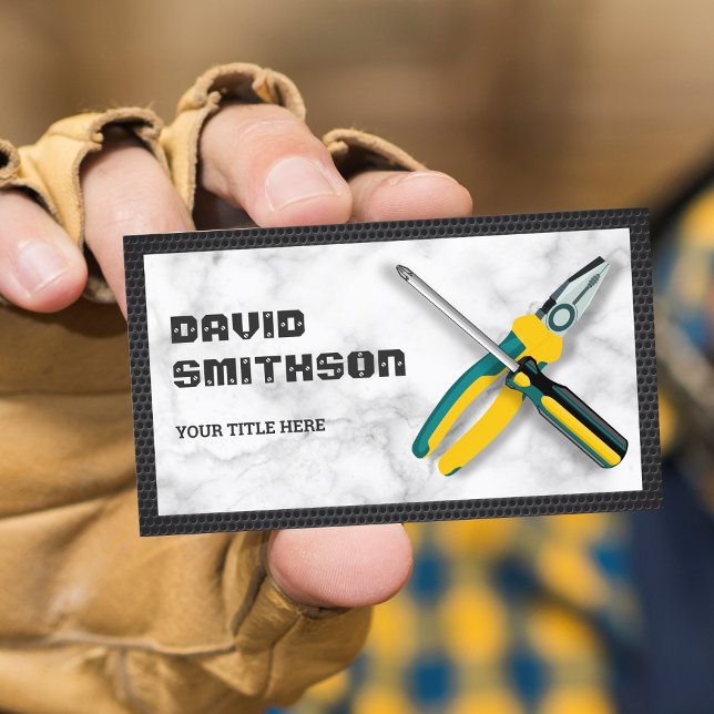 Cartão De Visita Dispositivo Eletrônico de Ferramentas de Reparo de (Criador carregado)