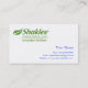 Cartão De Visita Distribuidor do independente de Shaklee (Frente)