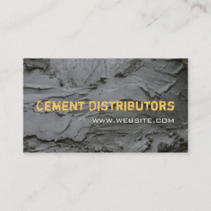 Cartão De Visita Distribuidores de Concreto - Construção De Pavim