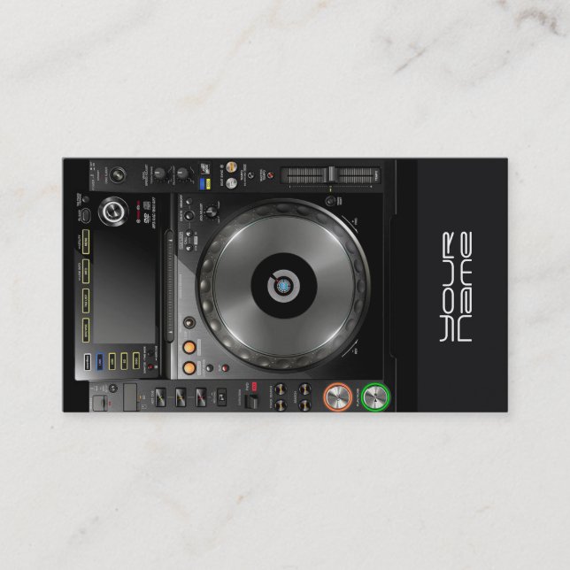 Cartão de visita DJ (Frente)
