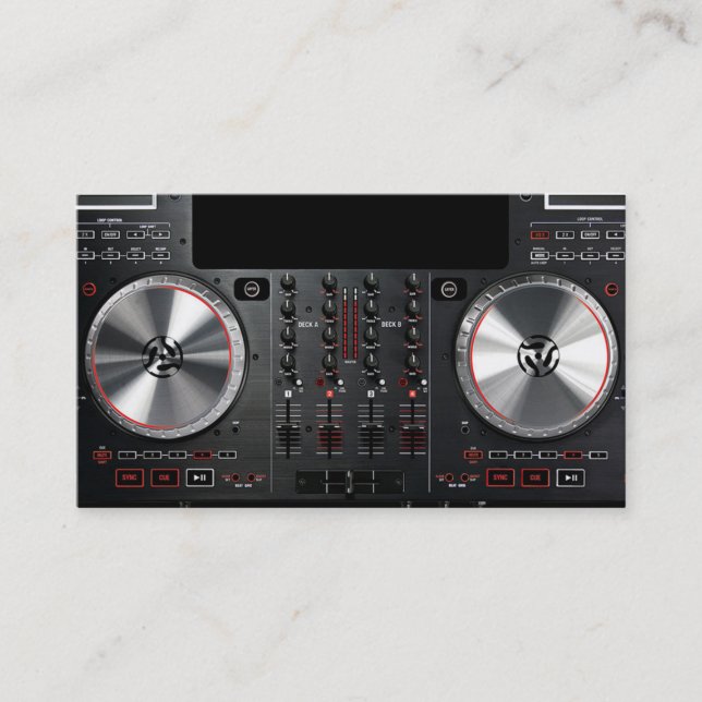 Cartão de visita DJ (Frente)