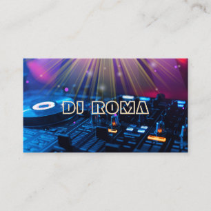 CARTÃO DE VISITA DJ