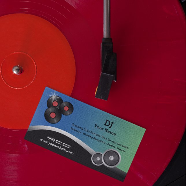 Cartão de visita DJ (Criador carregado)