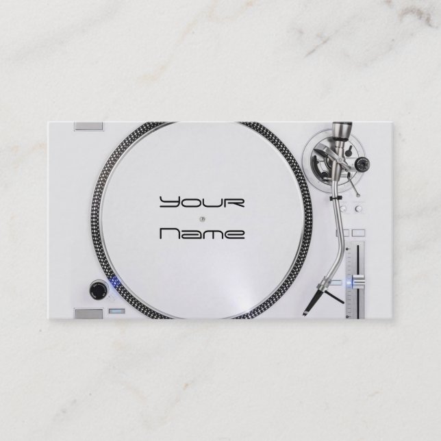 Cartão de visita DJ (Frente)