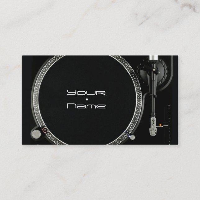 Cartão de visita DJ (Frente)