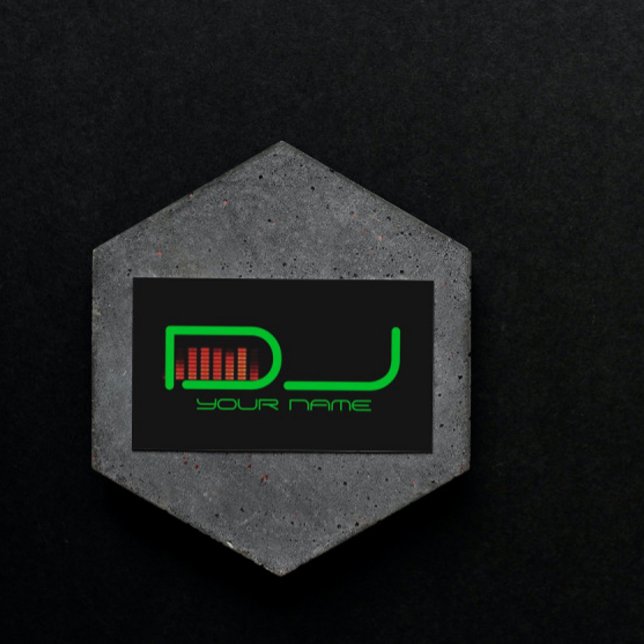 Cartão de visita DJ exclusivo (Criador carregado)