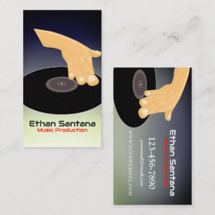 Cartão De Visita Dj Scratch