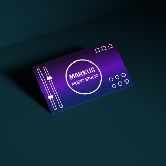 Cartão De Visita Dj Singer Promoter Música Profissional De Composit