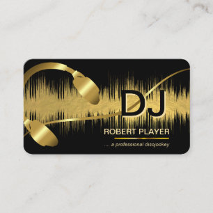 Cartão De Visita DJs Deejay Professional Music Head Banda