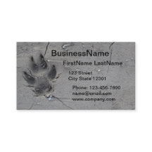 cartão de visita do animal de estimação do
