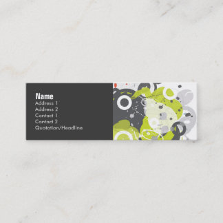 Cartão de visita do aparelho