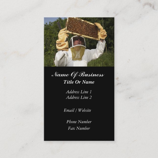 Cartão de visita do apicultor (Frente)