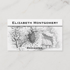 Cartão de visita do Apicultor Profissional do Esti