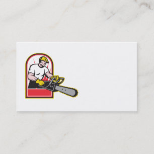 cartão de visita do arborist do pruner do