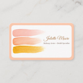 Cartão de visita do Artista de Maquiagem de Pêsseg