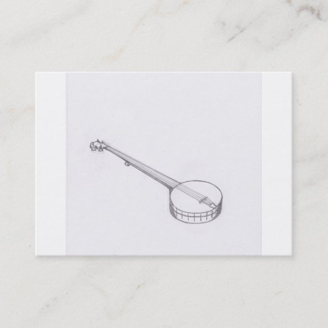 Cartão de visita do banjo de Robert (Frente)