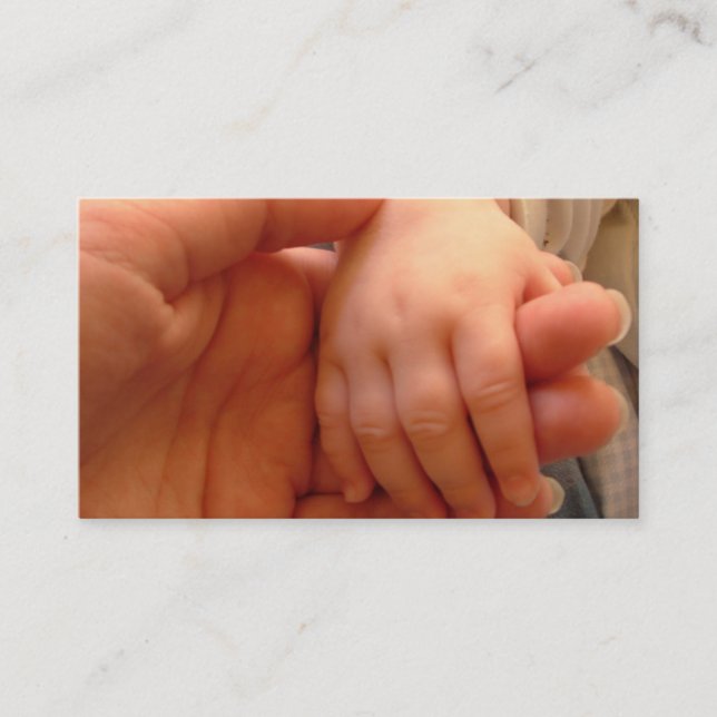 Cartão de visita do bebê (Frente)