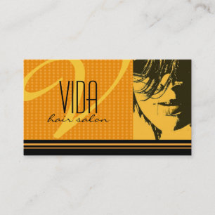 Cartão de visita do cabeleireiro