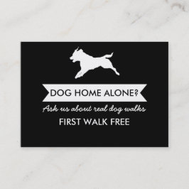 Cartão de visita do Cachorro Walker - Personalizáv