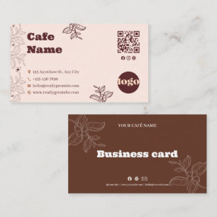 Cartão de Visita do Café Boho Coffee