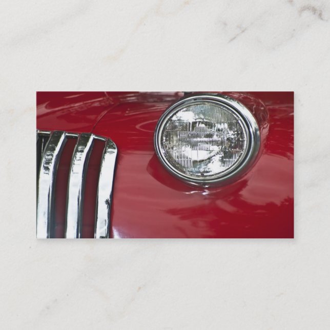 Cartão de visita do carro de bombeiros (Frente)